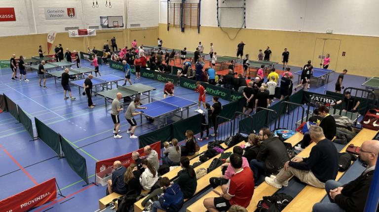 47 Teams an 25 Platten – Wernerschaft gewinnt Hobbyturnier des TTC Wenden