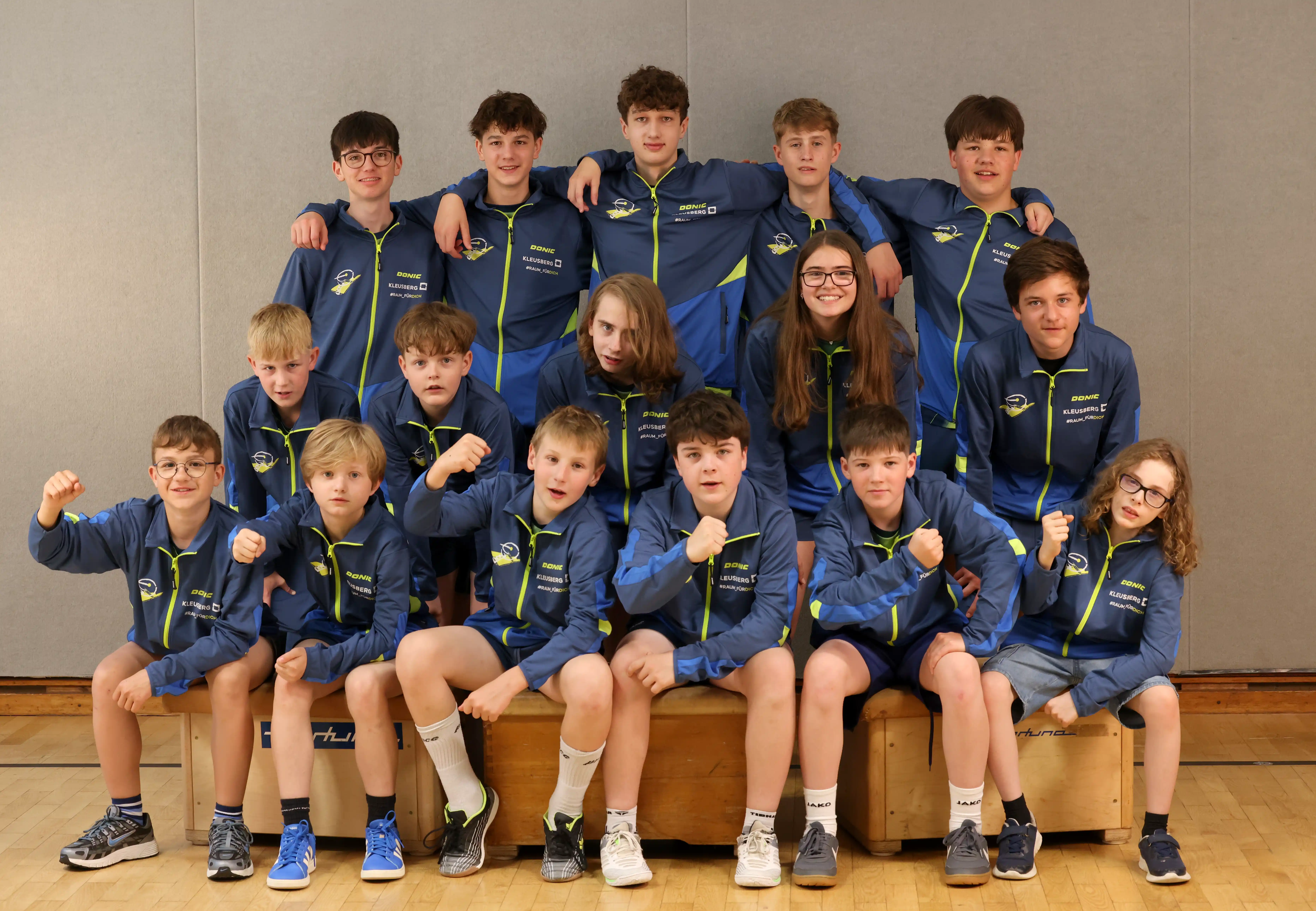 Gruppenbild der Jugendspieler